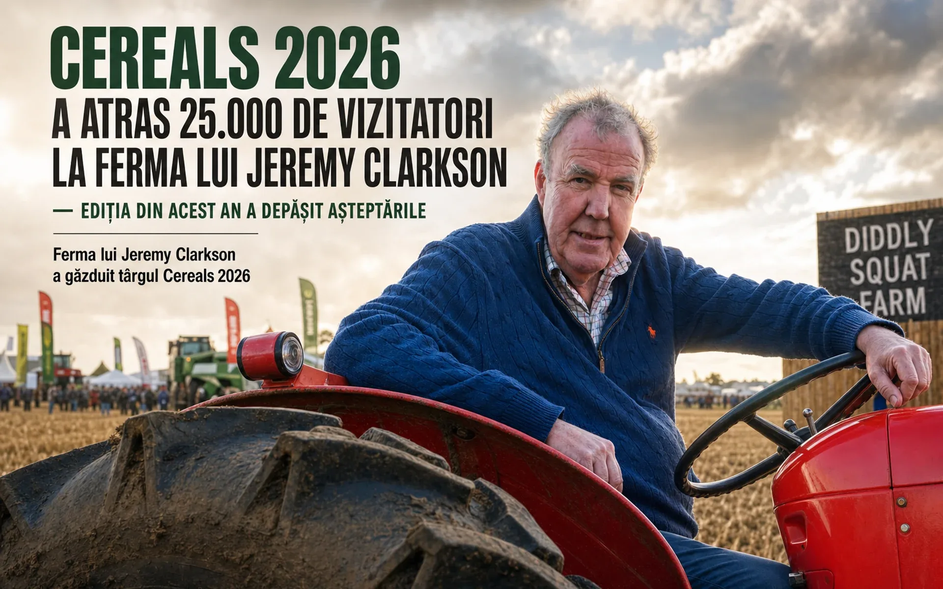 Cereals 2026 a atras 25.000 de vizitatori la ferma lui Jeremy Clarkson – Ediția din acest an a depășit așteptările