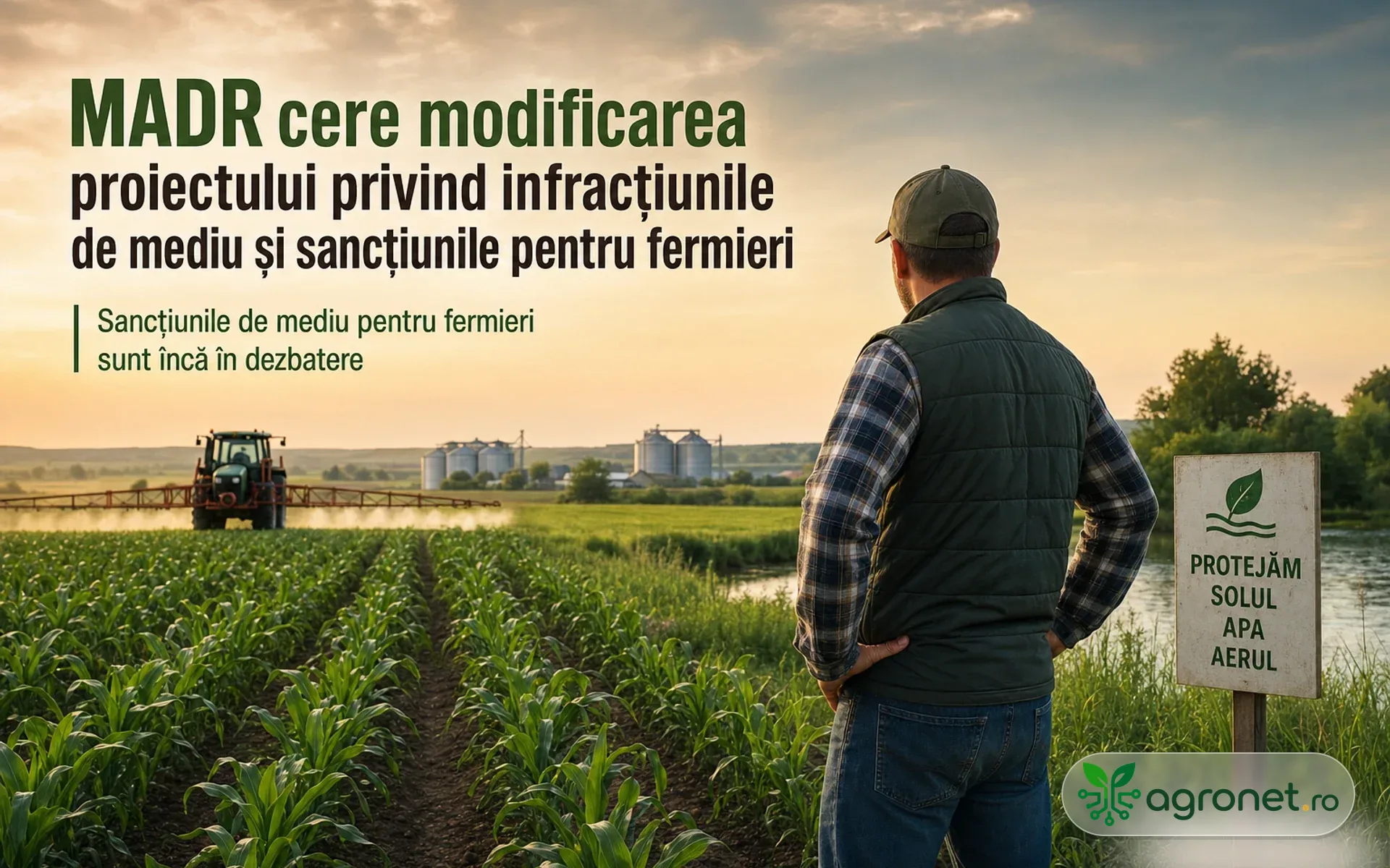 MADR cere modificarea proiectului privind infracțiunile de mediu și sancțiunile pentru fermieri