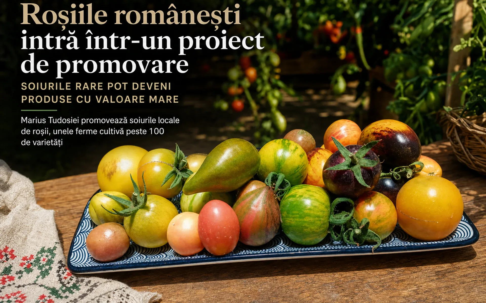 Roșiile românești intră într-un proiect de promovare - Soiurile rare pot deveni produse cu valoare mare