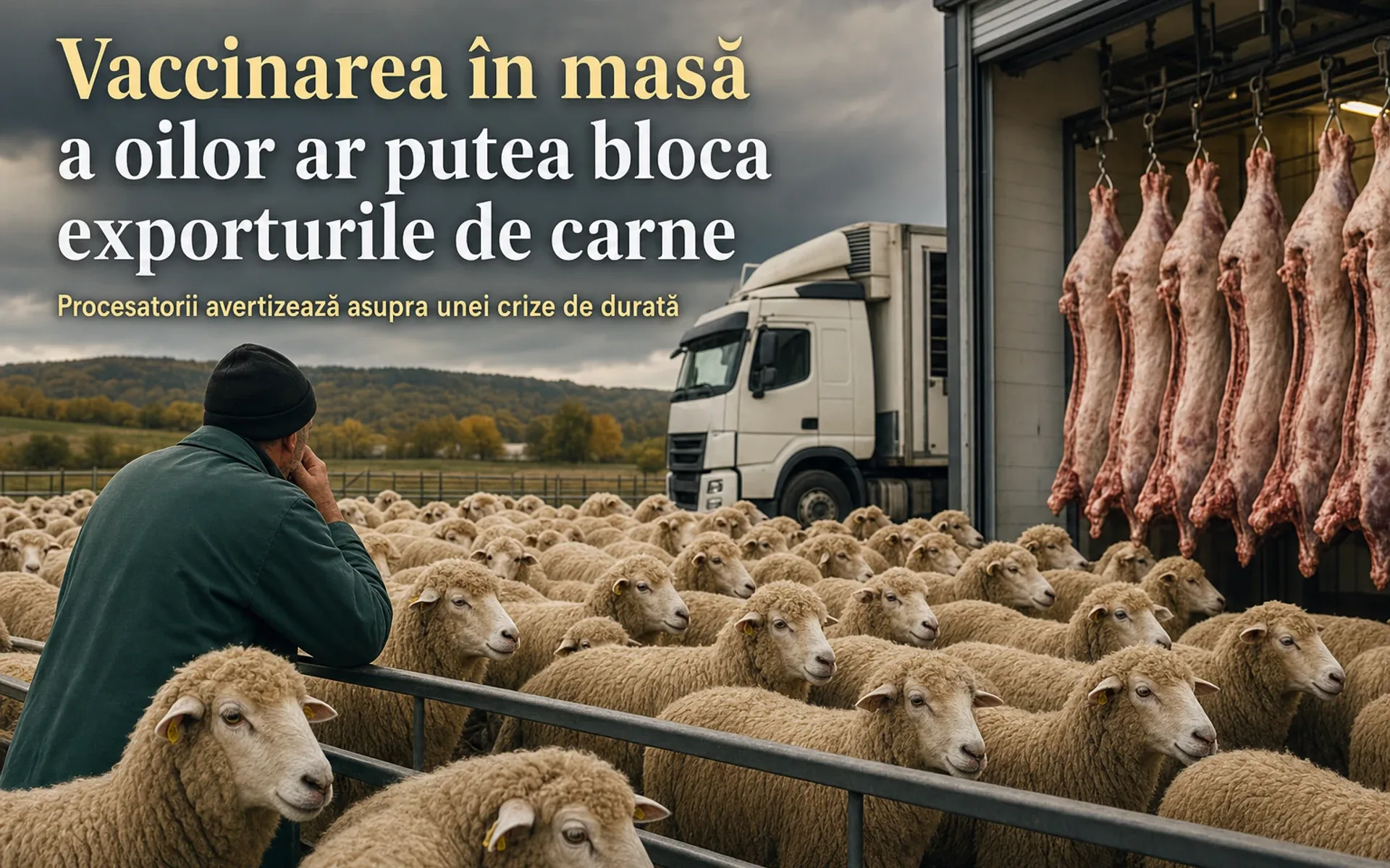 Vaccinarea în masă a oilor ar putea bloca exporturile de carne, procesatorii avertizează asupra unei crize de durată